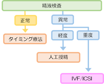 精液検査の結果に基づいた治療方針