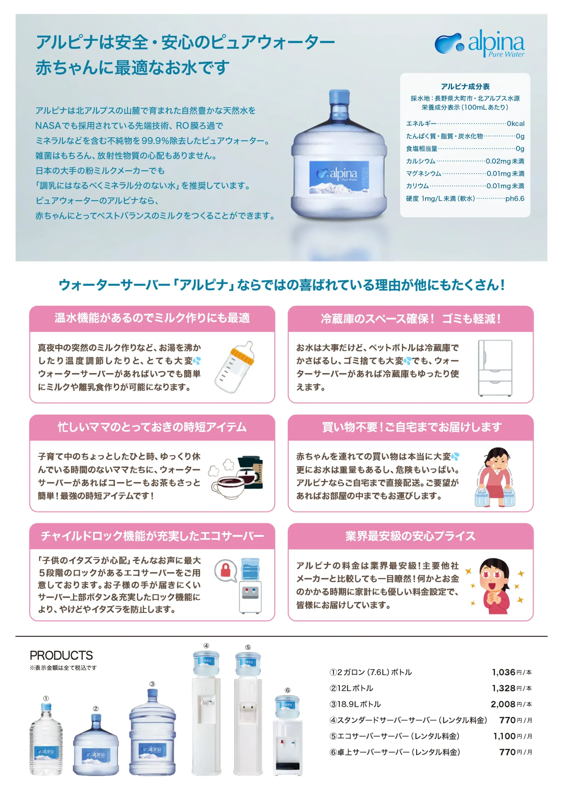 【TOELL】アルピナピュアウォーター